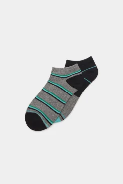 Pack 2 Calcetines Tobilleros Rayas