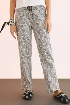 Pantalon 100% Algodon Estampado Corazones
