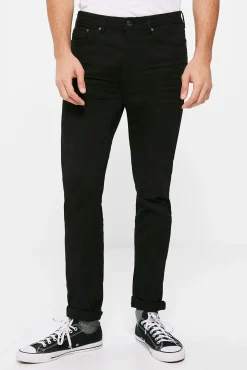 Pantalon 5 Bolsillo Color Skinny Lavado