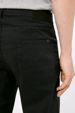Pantalon 5 Bolsillos Ligero Color Slim Lavado