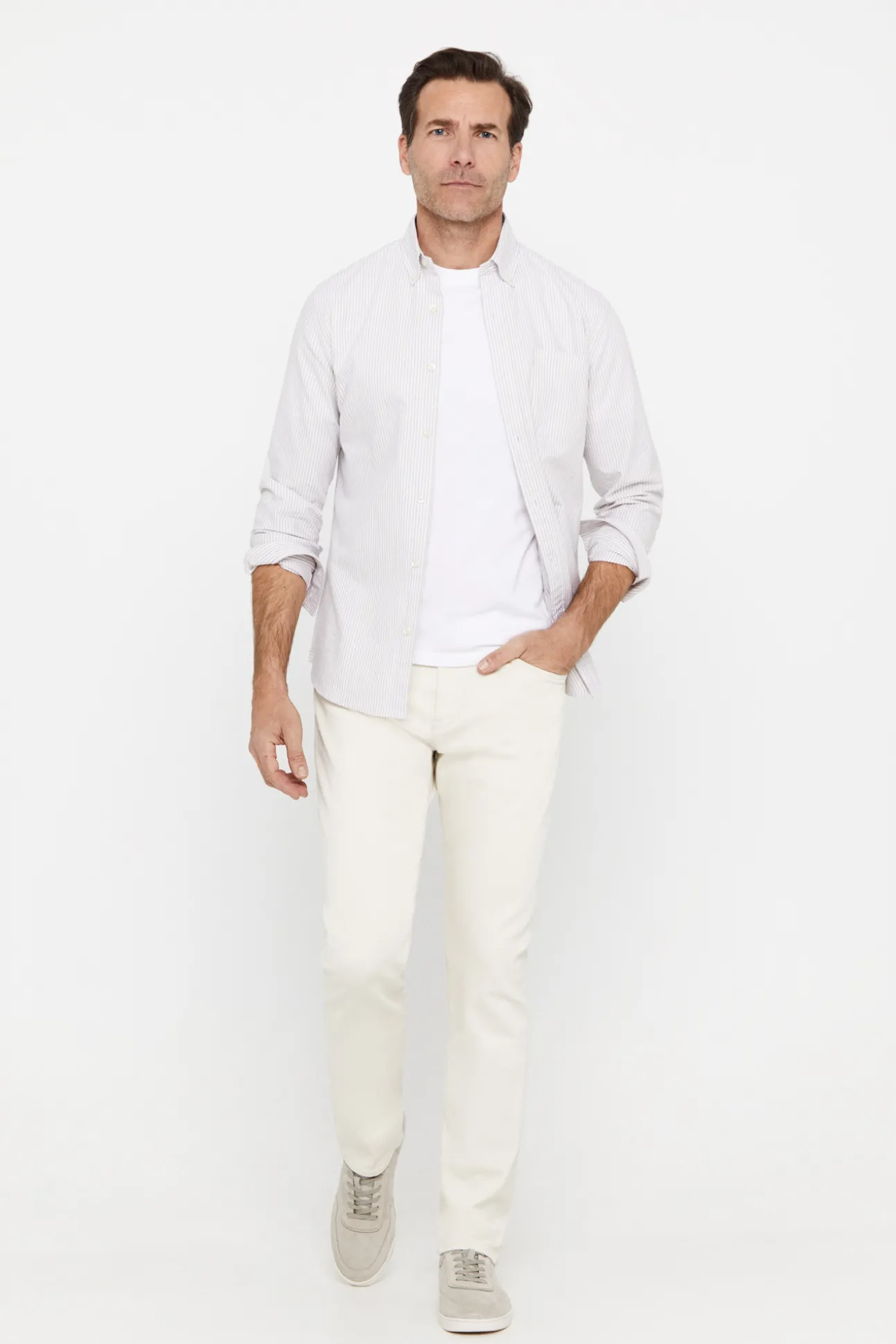 Pantalon Color Regular Fit Dynamic