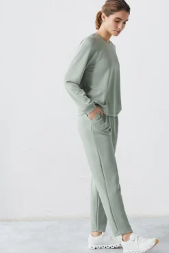 Pantalon Jogger Felpa Soft Verde