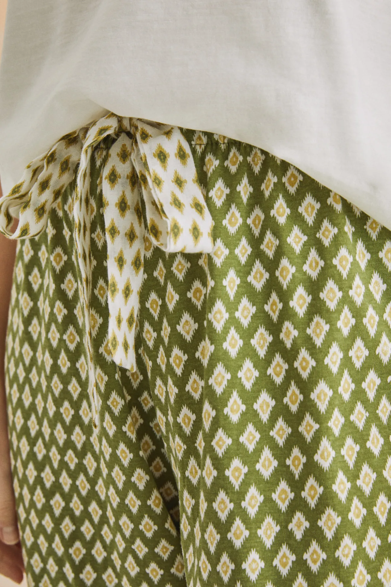 Pantalon Largo Carrot 100% Algodon Estampado