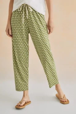 Pantalon Largo Carrot 100% Algodon Estampado