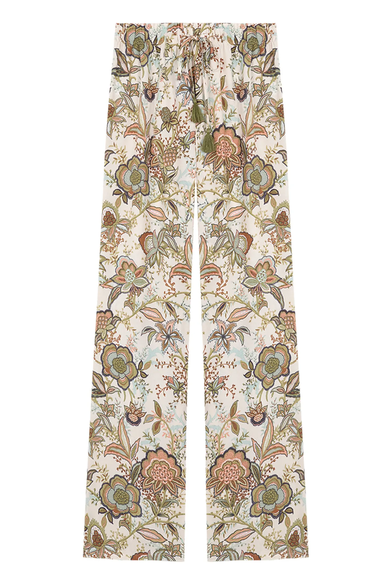 Pantalon Largo Recto Estampado