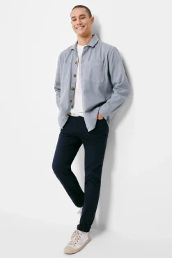 Pantalon Slim 5 Bolsillos Color