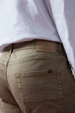 Pantalon Slim 5 Bolsillos Color