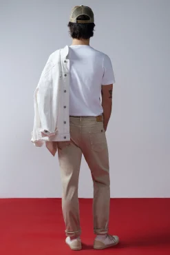 Pantalon Slim 5 Bolsillos Color