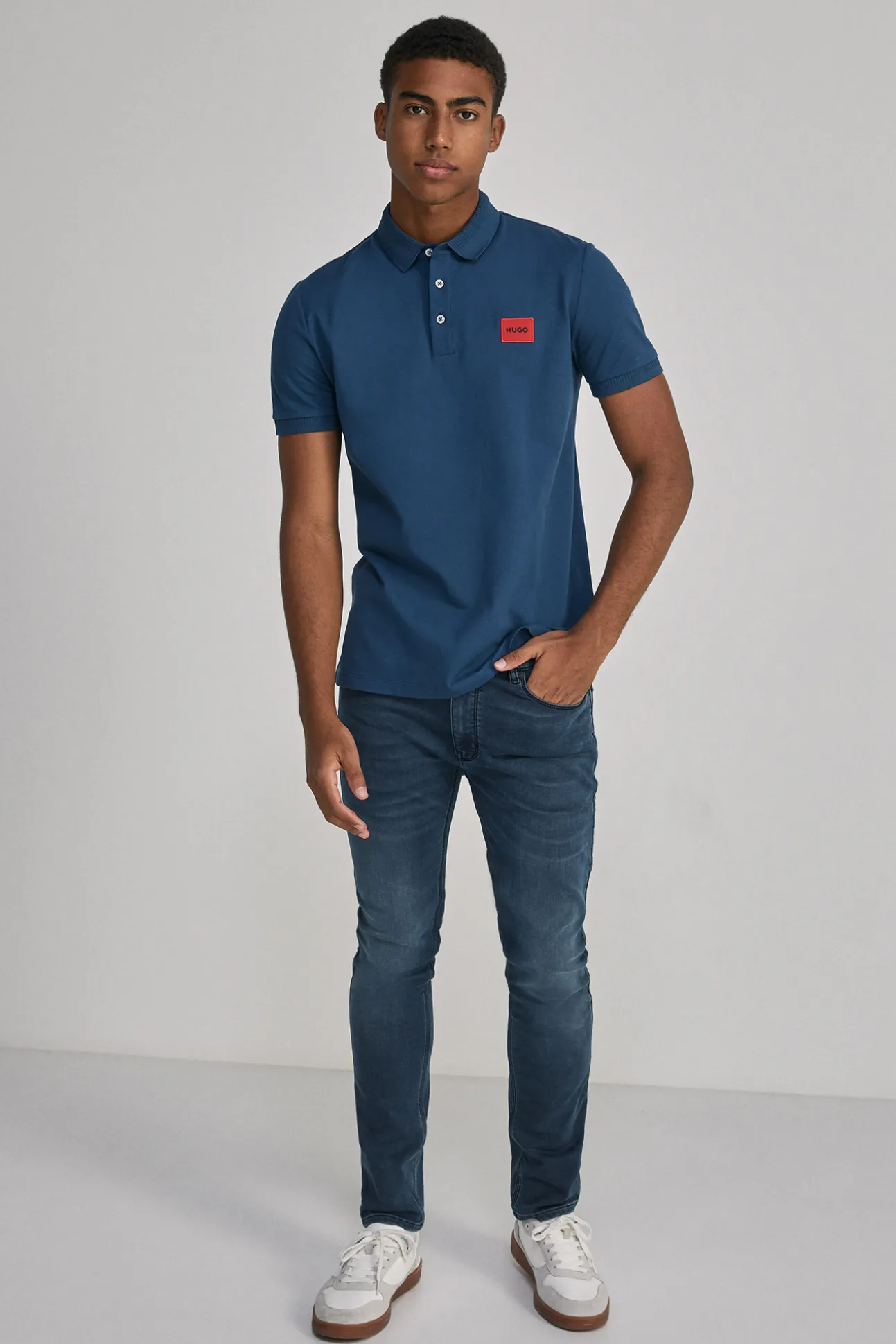 Pantalon Vaquero Azul Negro