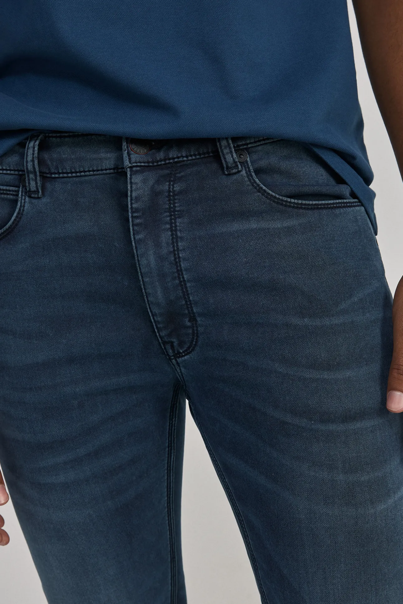 Pantalon Vaquero Azul Negro