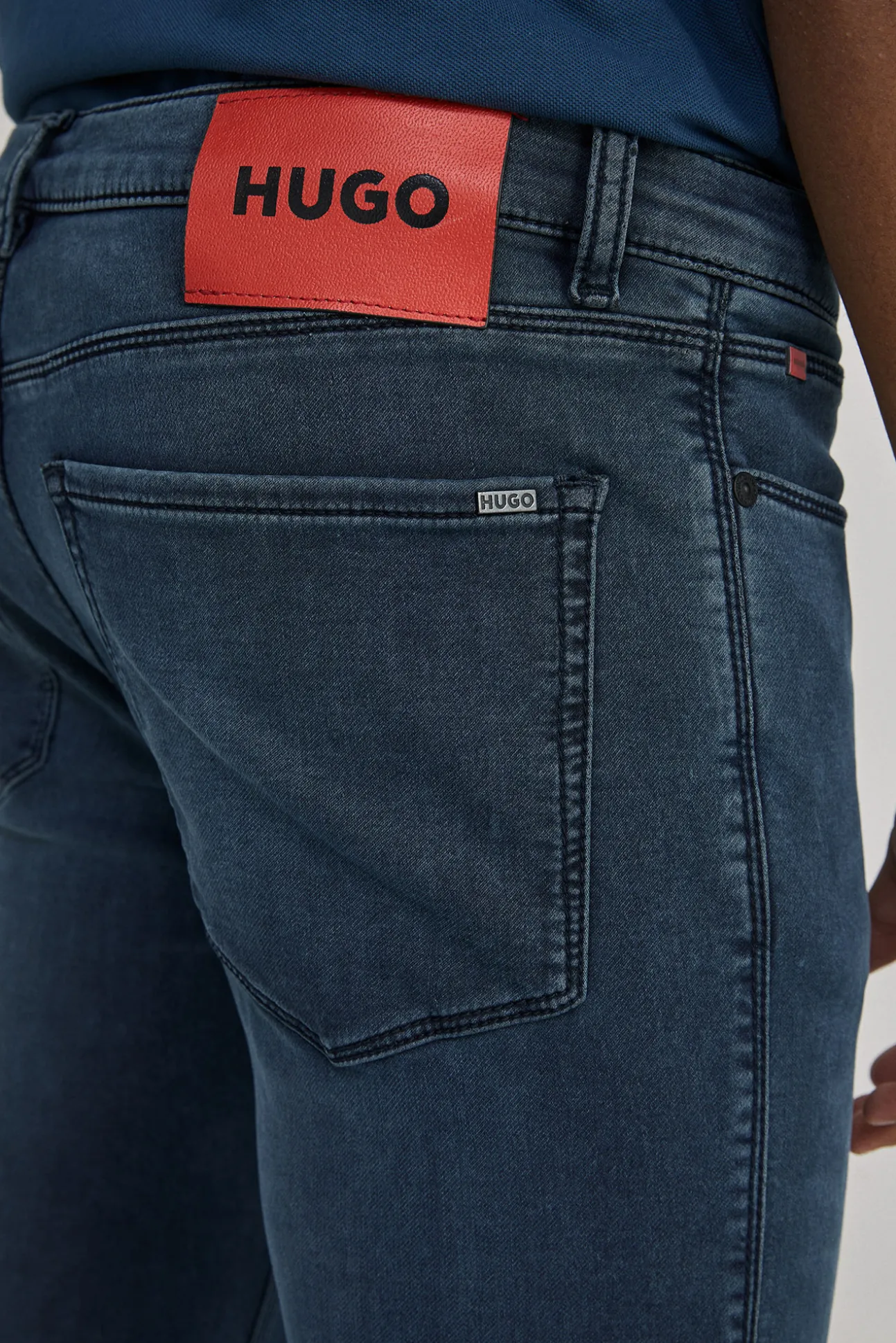 Pantalon Vaquero Azul Negro