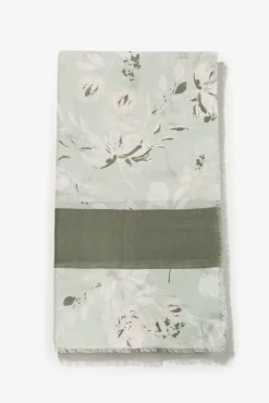 Panuelo Con Estampado Floral