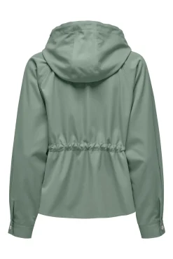 Parka Corta Con Capucha