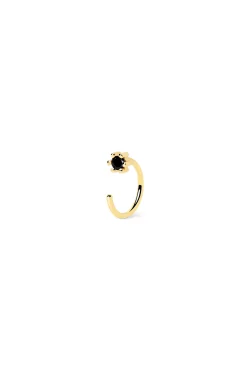Pendiente Suelto Sophie Black Oro