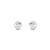 Pendientes Calavera Plata