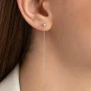 Pendientes Falling Stick Spark Plata