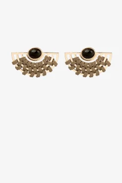 Pendientes Medianos Con Textil