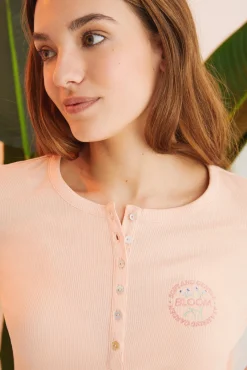 Pijama 100% Algodon Flores