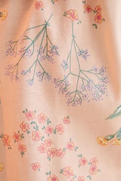 Pijama Corto 100% Algodon Flores
