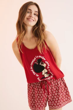 Pijama Corto 100% Algodon Mafalda