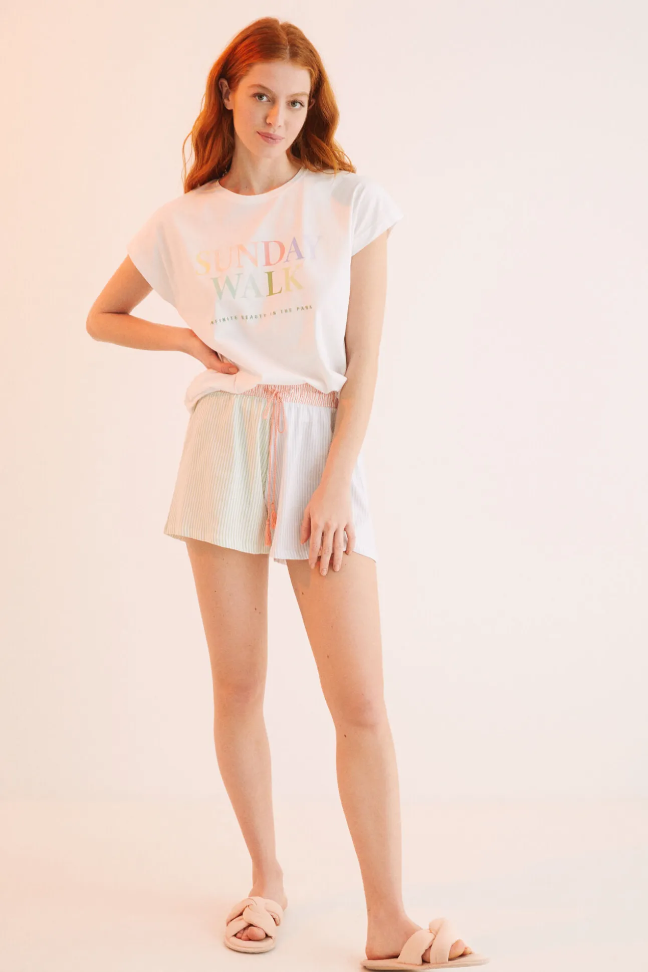 Pijama Corto 100% Algodon Multicolor