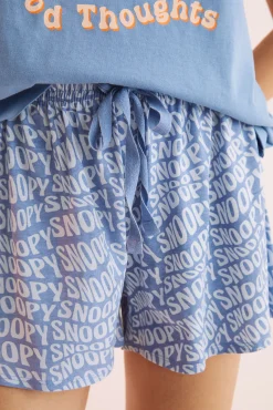 Pijama Corto 100% Algodon Snoopy