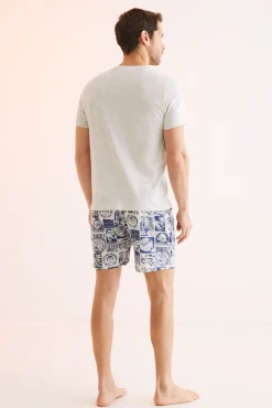 Pijama Corto Hombre 100% Algodon Superman