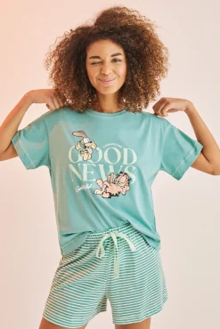 Pijama Corto Rayas Garfield