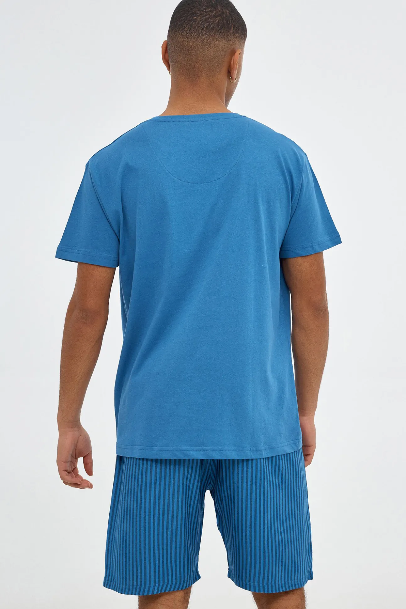 Pijama De Hombre Pantalon Rayas