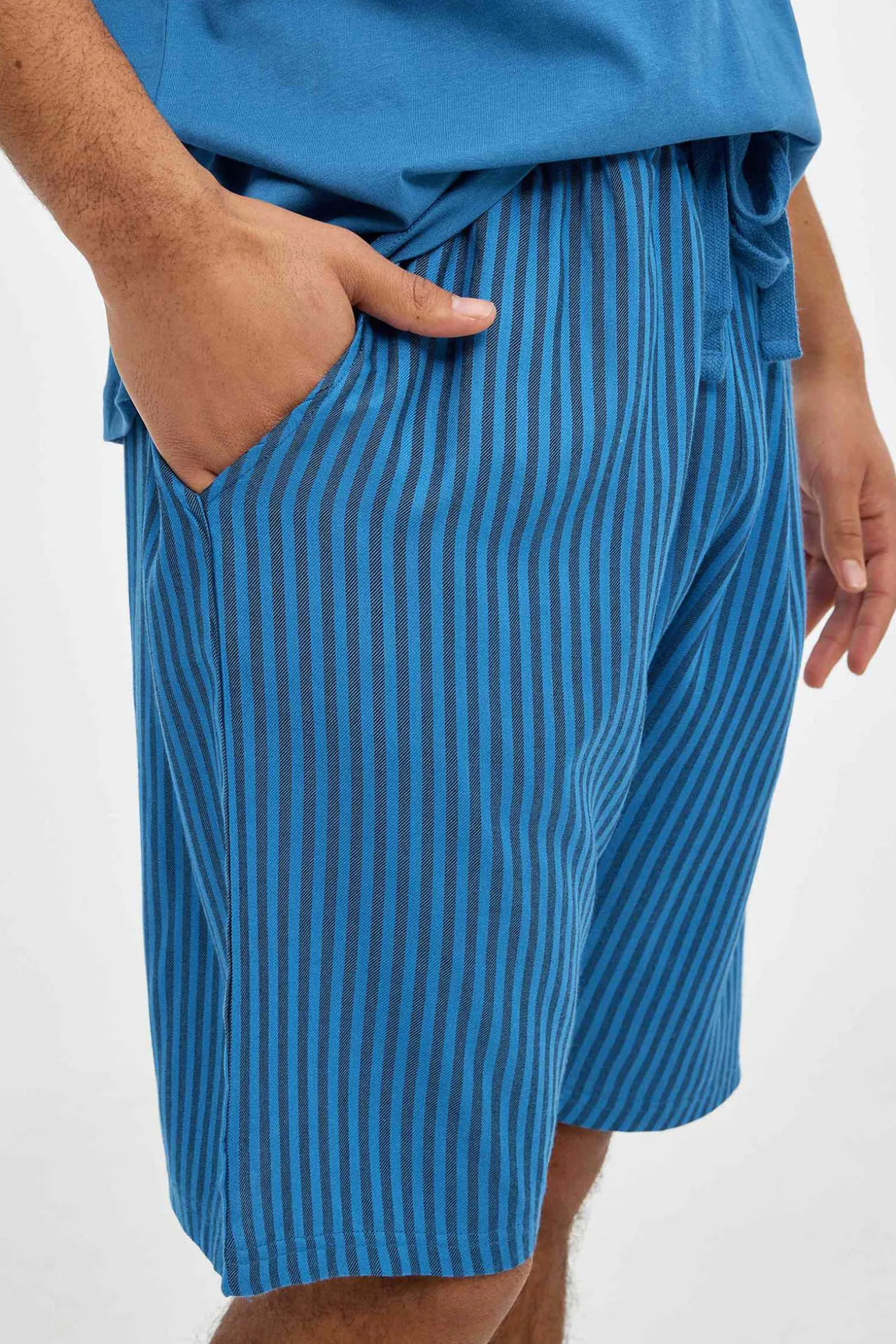Pijama De Hombre Pantalon Rayas