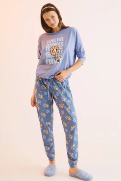 Pijama Largo 100% Algodon Snoopy