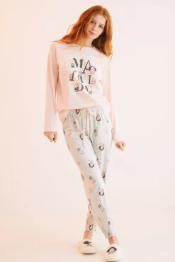 Pijama Largo Algodon Mafalda