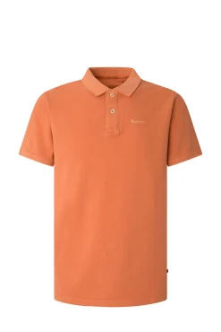 Polo De Manga Corta Efecto Lavado.
