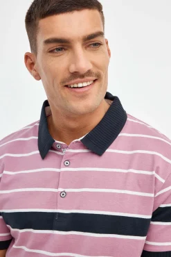 Polo De Rayas Con Contraste