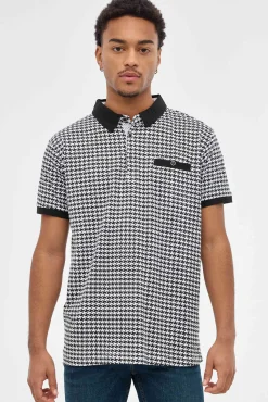 Polo Estampado Pata De Gallo