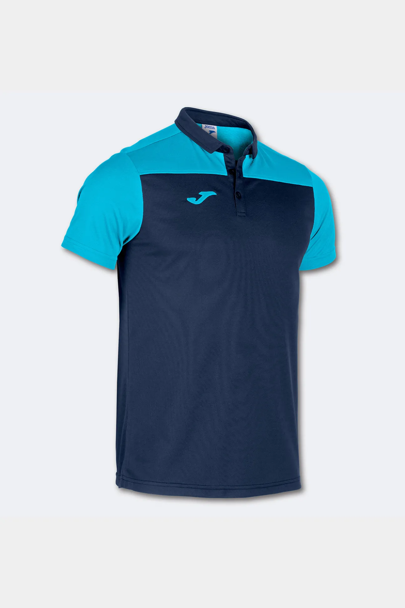 Polo Manga Corta Hobby Ii Marino Turquesa Fluor
