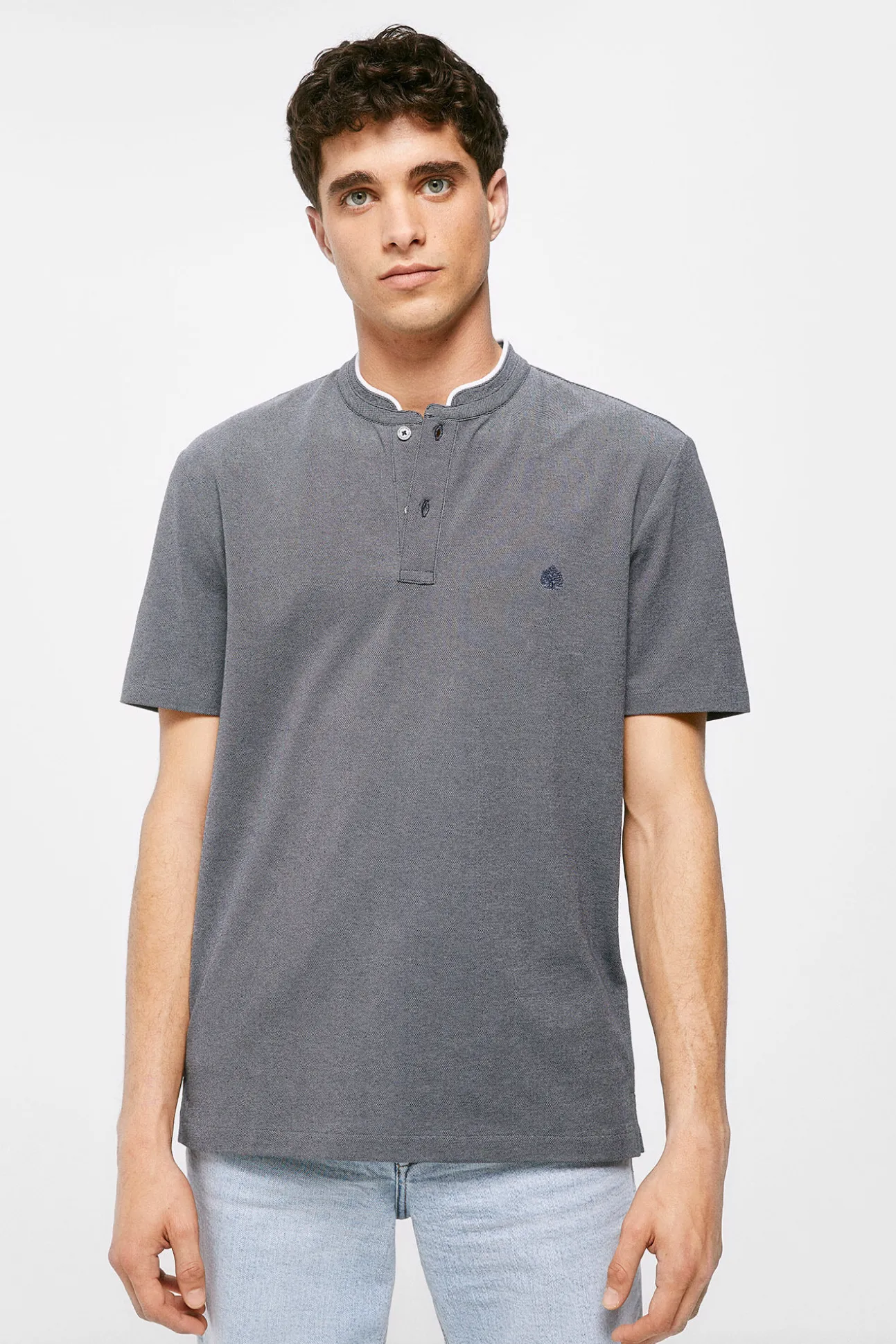 Polo Mao Oxford