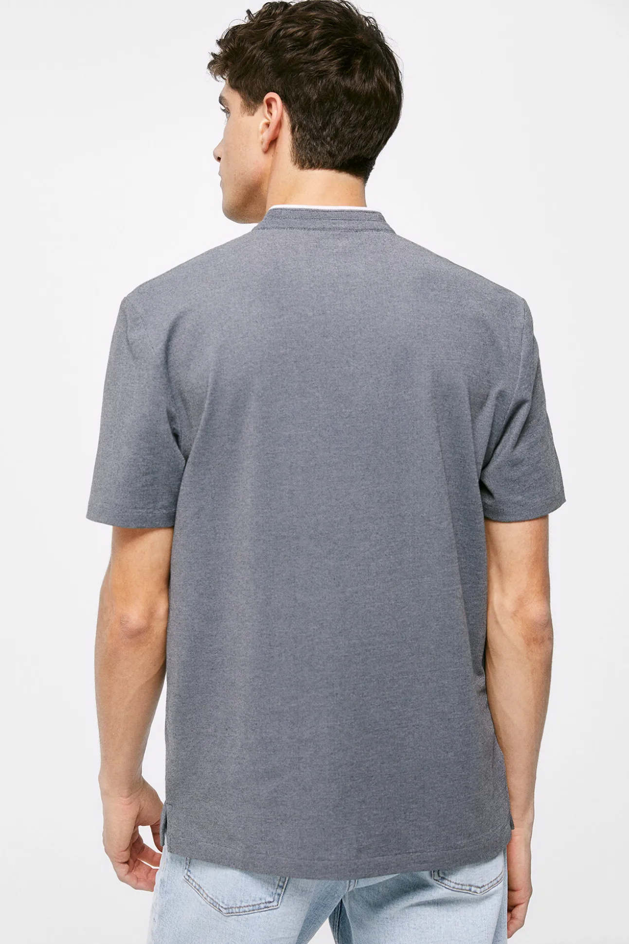 Polo Mao Oxford