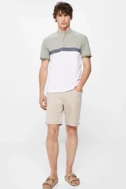 Polo Oxford Tricolor Slim