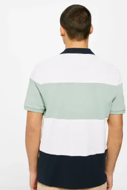 Polo Pique Color Block