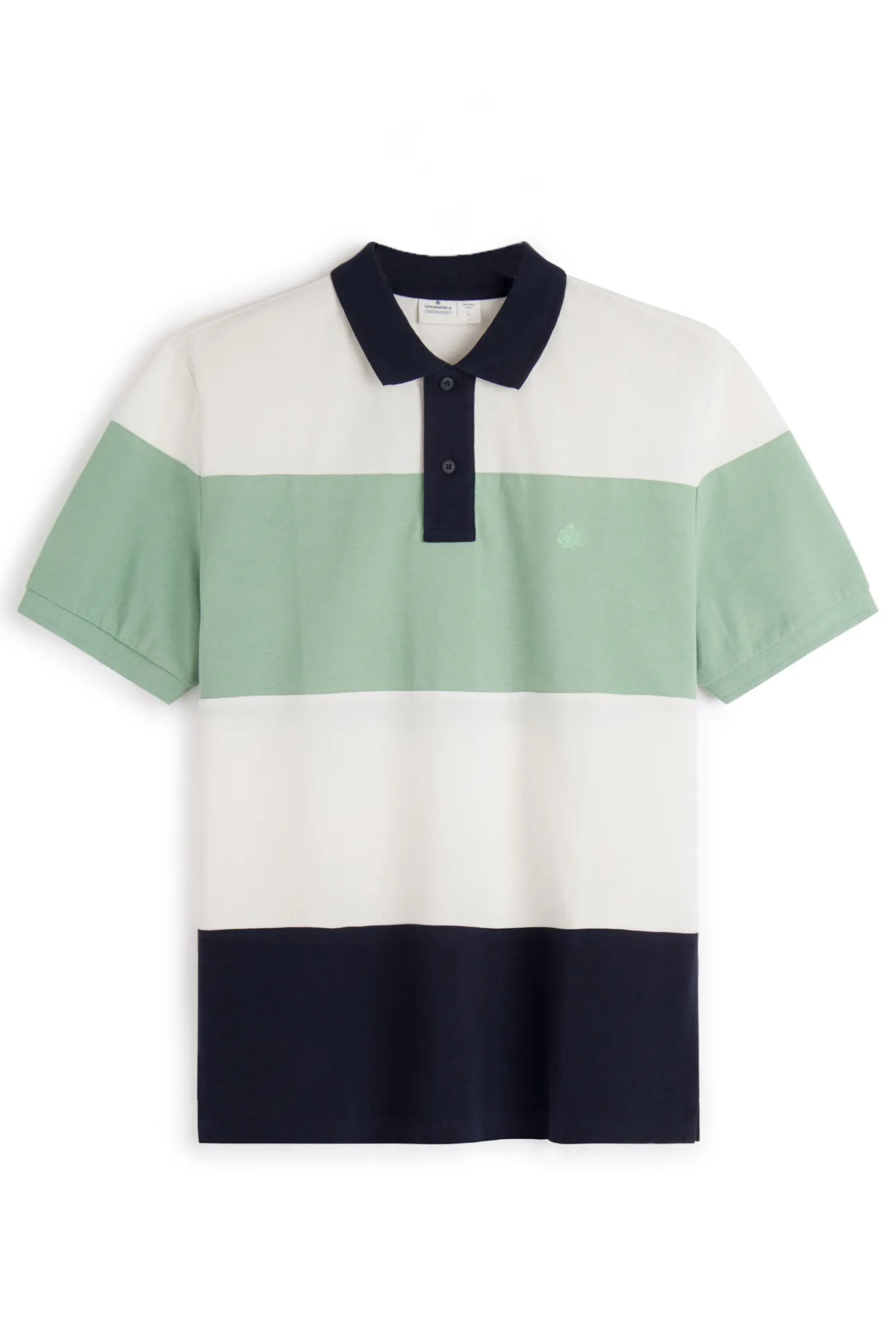 Polo Pique Color Block