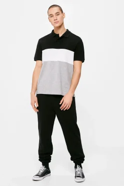 Polo Pique Color Block