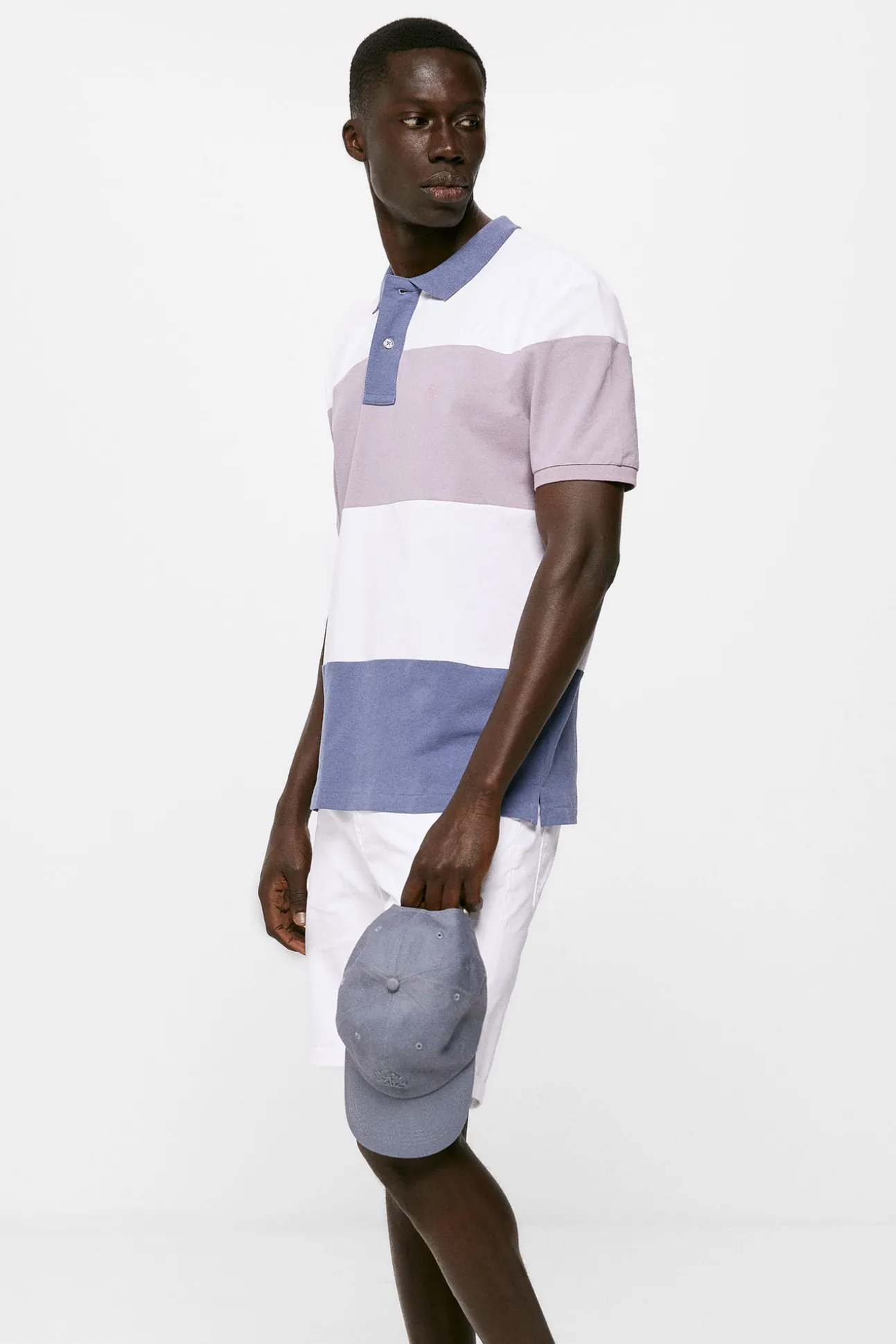 Polo Pique Color Block