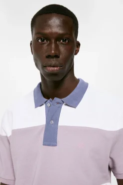 Polo Pique Color Block