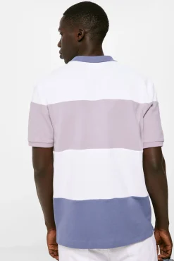 Polo Pique Color Block