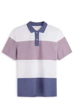 Polo Pique Color Block
