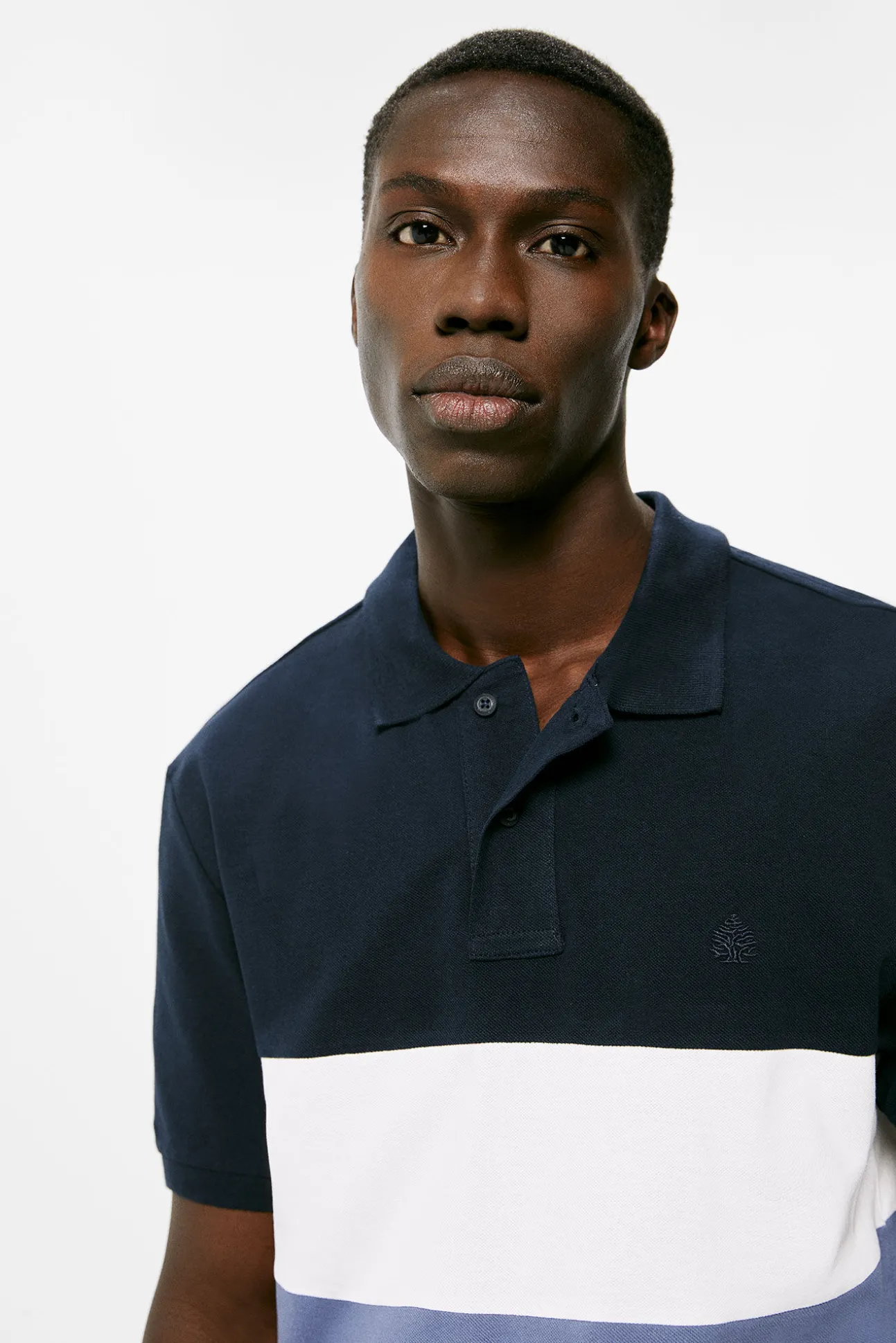Polo Pique Color Block