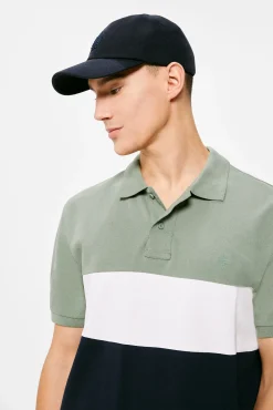 Polo Pique Color Block