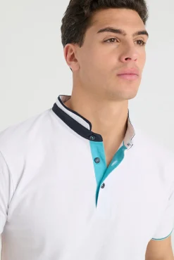Polo Pique Cuello Mao