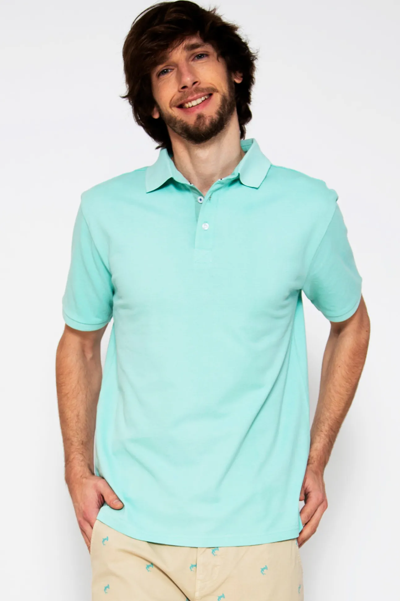 Polo Pique De Manga Corta.